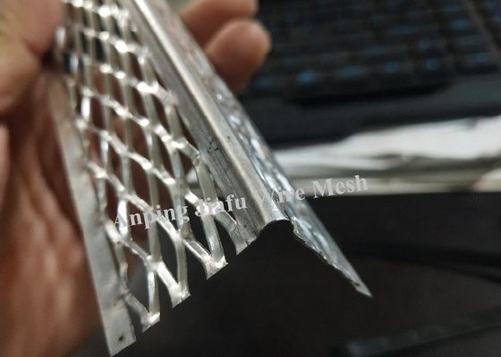 Perle d'angle en métal de cloison sèche de la catégorie 3003 d'alliage d'aluminium augmentée avec la bride renforcée